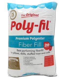 Poly-Fil Premium Polyester Fiber Fill - 20 oz